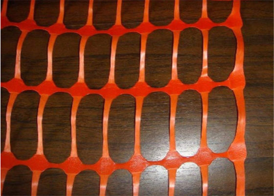 65 x 35mm Orangen-Sicherheit, die 50m Plastikfiletarbeit Mesh For Building Fencing warnt