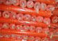 70 x 40mm orange Zaun Netting Width LDPE 1m